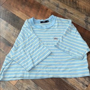 COPY - Striped Obey Crop atop